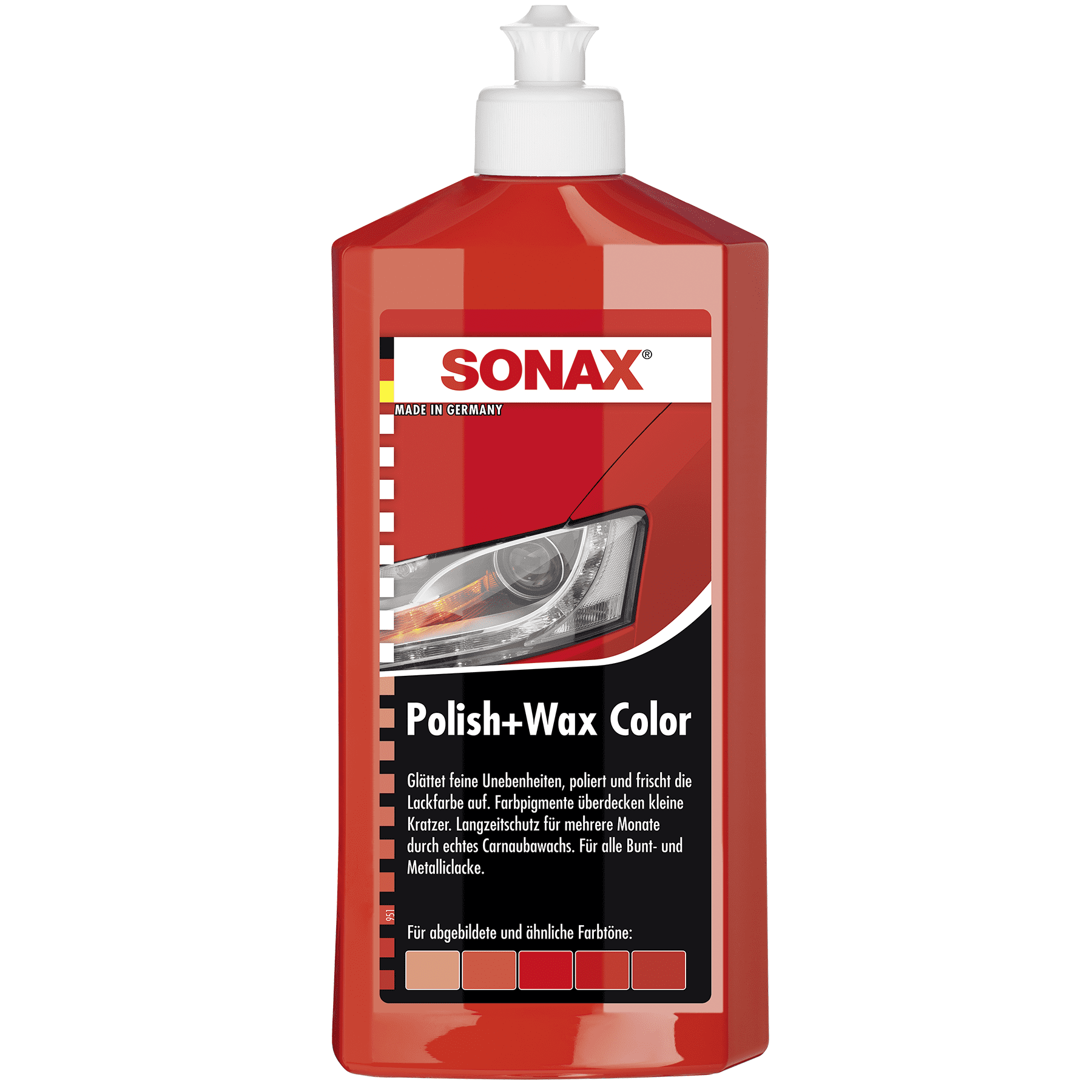 receiving kill twelve SONAX® Polish&Wax NanoPro, pentru vopsea roșie – Media Rom International